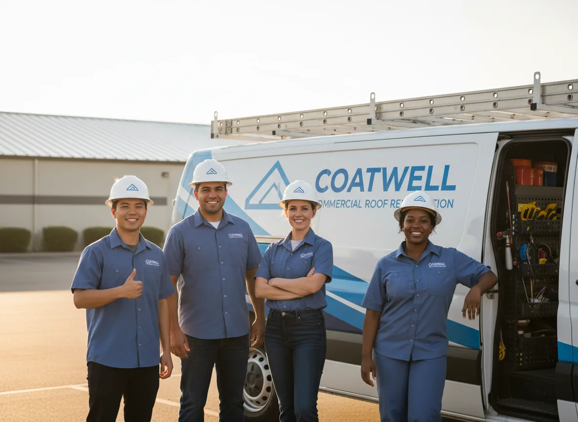 Commercial roof coating company in Bivins, TX
